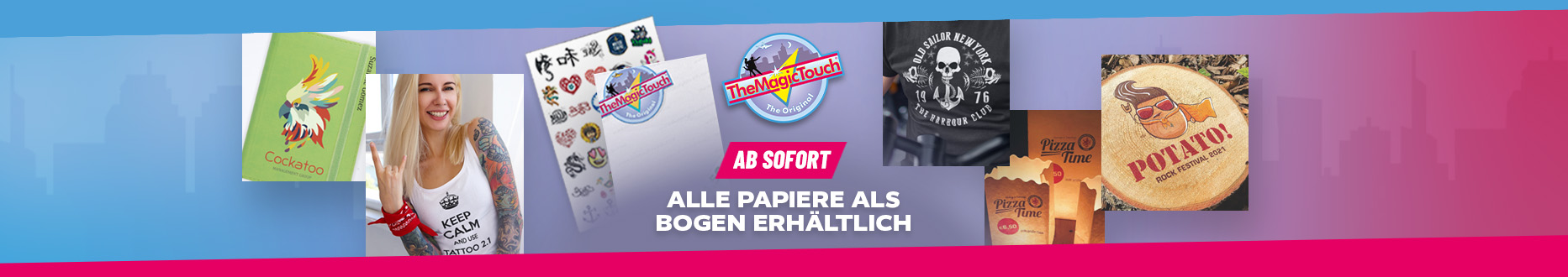 TheMagicTouch - ab sofort als Bogen erhältlich.