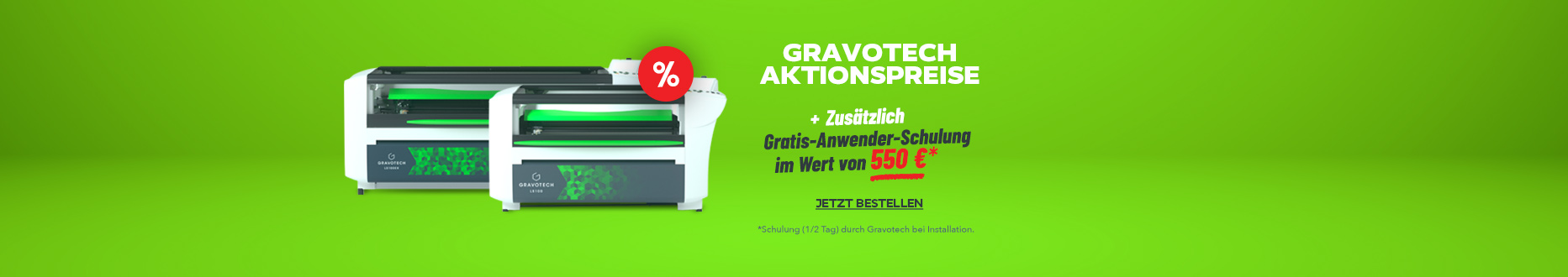 Gravotech Aktion.