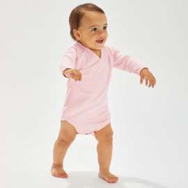 babybugz Baby Long Sleeve Kimono Bodysuit - BZ60 