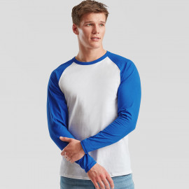 Fruit of the Loom Valueweight Long Sleeve Baseball T - 61-028-0 