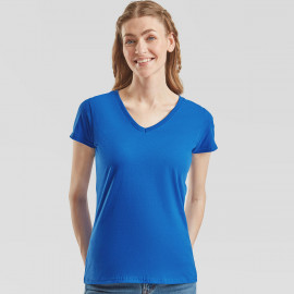 Fruit of the Loom Ladies V-Neck Valueweight T - 61-398-0 