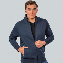 HRM-Textil Mens Premium Full-Zip Sweat Jacket - 1001 
