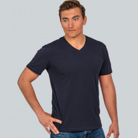 HRM-Textil Mens T-Shirt V-Neck - 102 