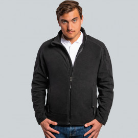 HRM-Textil Mens Full- Zip Fleece Jacket - 1201 