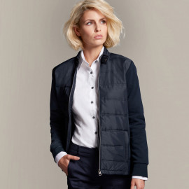 James & Nicholson Ladies' Hybrid Sweat Jacket - JN1123 