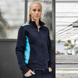 James & Nicholson Ladies' Workwear Sweat Jacket-Level 2 - JN869 