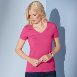 James & Nicholson Ladies' Stretch V-Neck T - JN928 