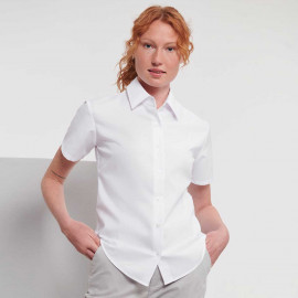 Russell Ladies Short Sleeve Oxford Shirt - R-933F-0 