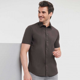 Russell Men's Short Sleeve Fitted Stretch Shirt - R-947M-0 