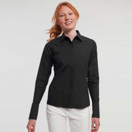 Russell Ladies Long Sleeve Fitted Ultimate Stretch Shirt - R-960F-0 